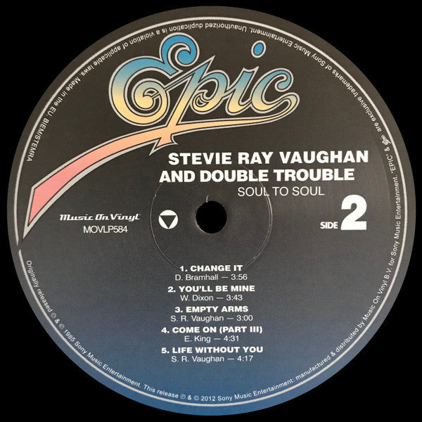 Stevie Ray Vaughan & Double Trouble - Soul To Soul