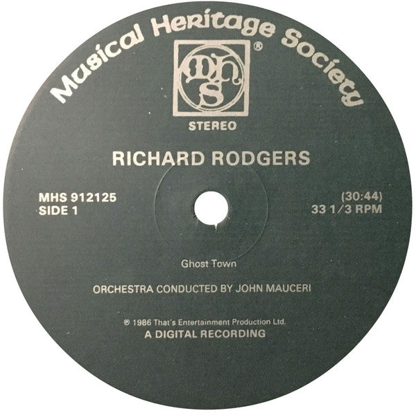 Richard Rodgers, John Mauceri - Three Ballets - LP