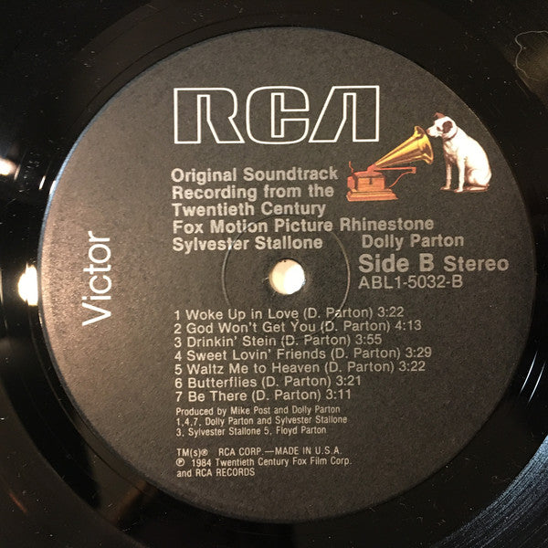 Various - Rhinestone - Original Soundtrack Recording From The Twentieth Century Fox Motion Picture - LP