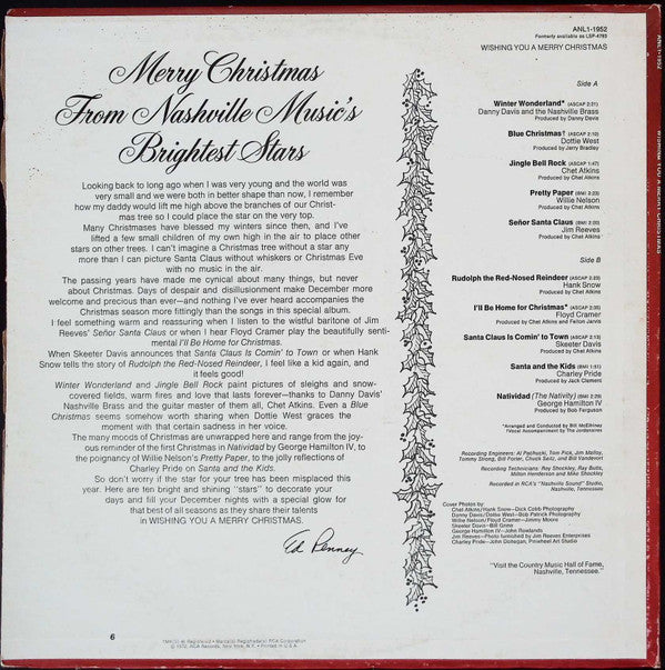 Various - Wishing You A Merry Christmas - LP