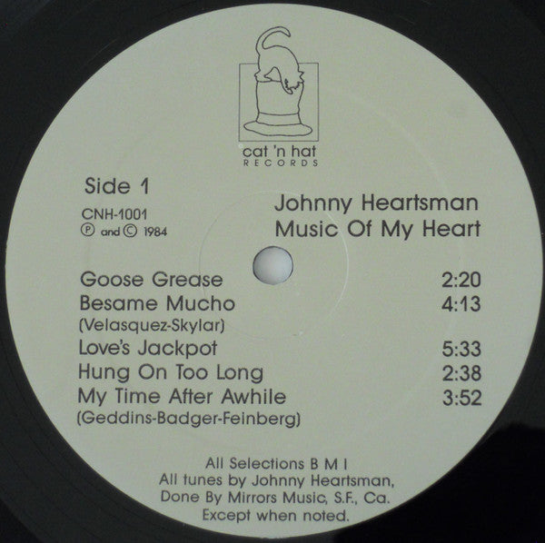 Johnny Heartsman - Music Of My Heart - LP