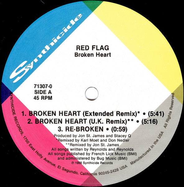 Red Flag - Broken Heart - LP