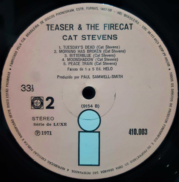 Cat Stevens - Teaser & The Firecat - LP
