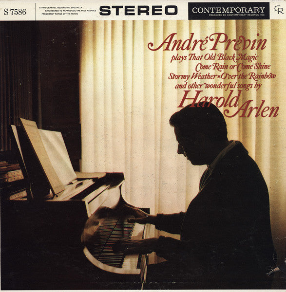 André Previn Plays Songs By Harold Arlen - André Previn Plays Songs By Harold Arlen - LP