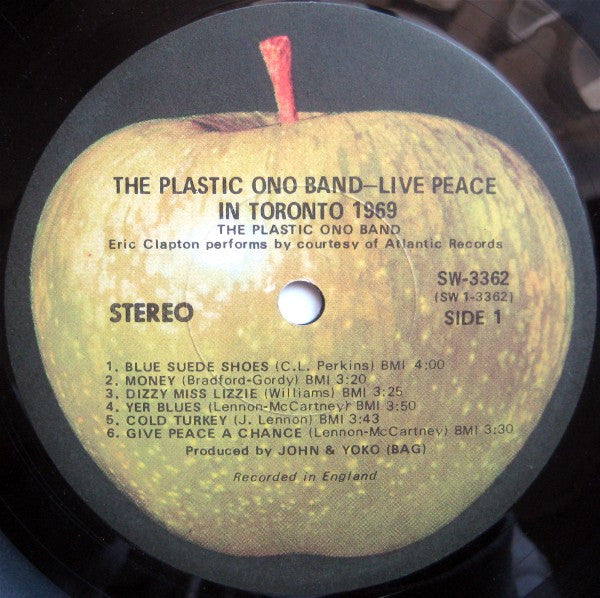 The Plastic Ono Band - Live Peace In Toronto 1969 - LP