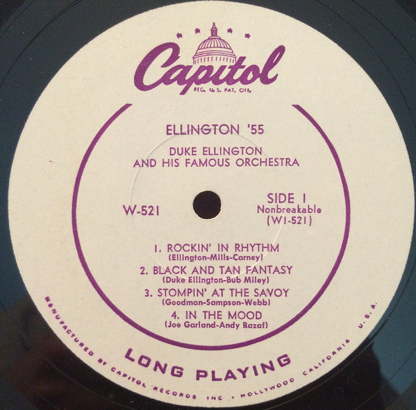 Duke Ellington And His Famous Orchestra* - Ellington '55 - LP