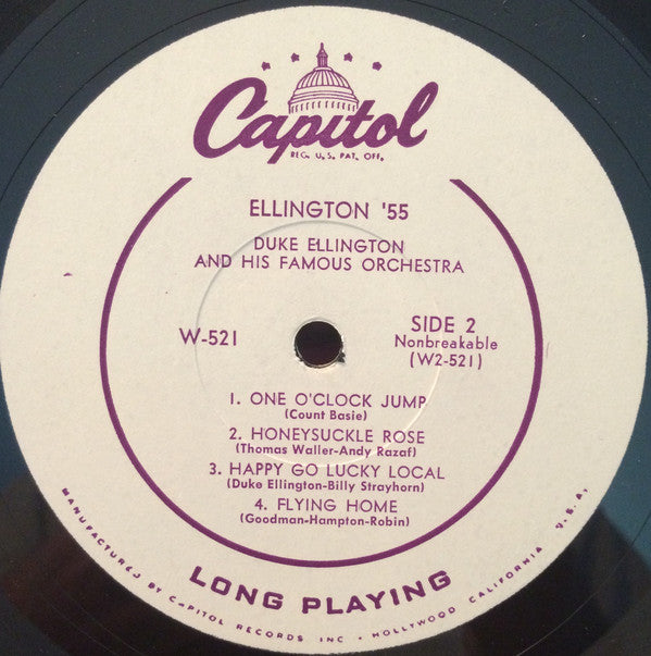 Duke Ellington And His Famous Orchestra* - Ellington '55 - LP