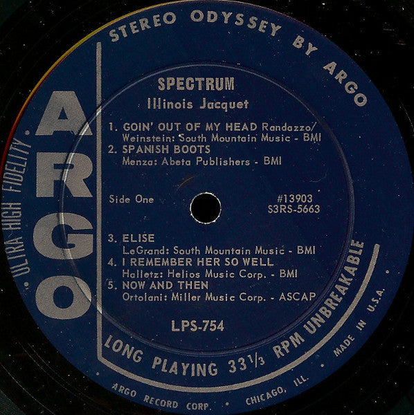 Illinois Jacquet - Spectrum - LP