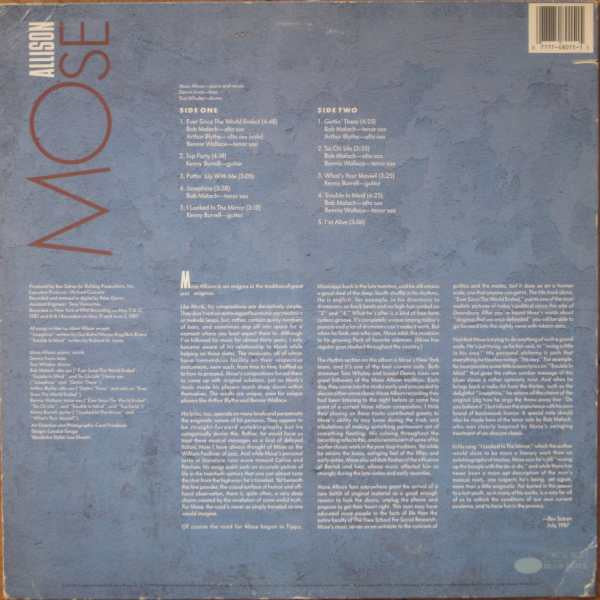 Mose Allison - Ever Since The World Ended - LP