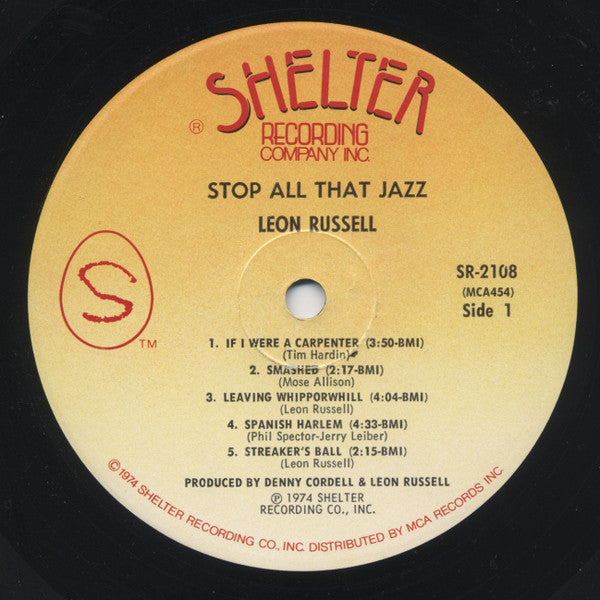 Leon Russell - Stop All That Jazz - LP