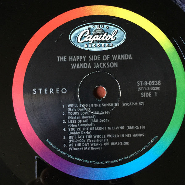 Wanda Jackson - The Happy Side Of Wanda - LP