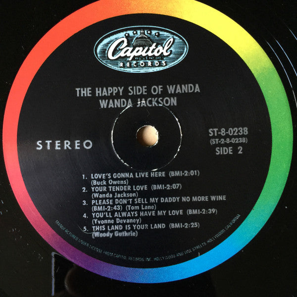 Wanda Jackson - The Happy Side Of Wanda - LP