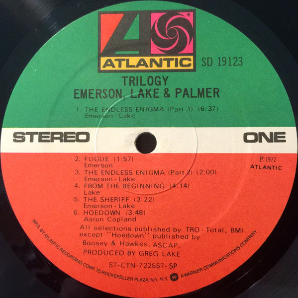 Emerson, Lake & Palmer - Trilogy - LP