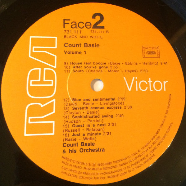 Count Basie - (1947) Volume 1 - LP