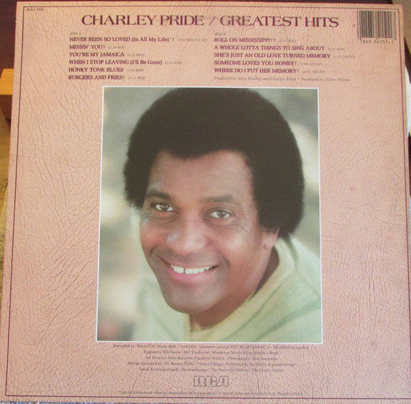 Charley Pride - Greatest Hits - LP
