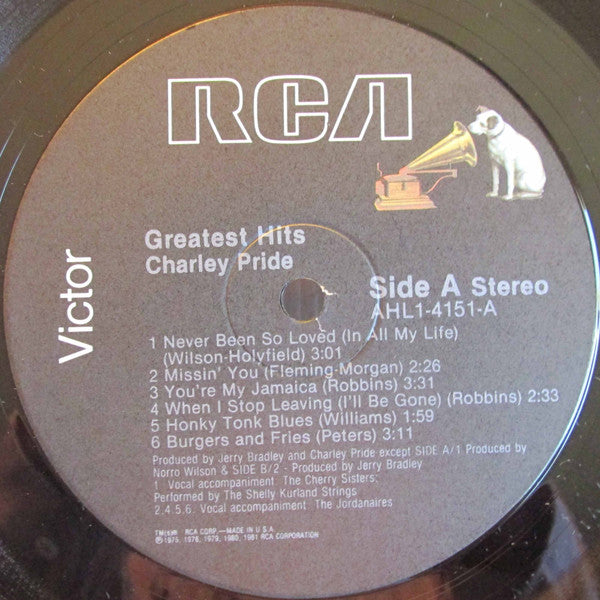 Charley Pride - Greatest Hits - LP