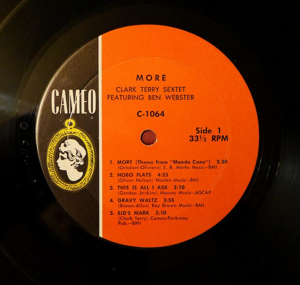 Clark Terry Sextet Featuring Ben Webster - More (Theme From Mondo Cane) - LP