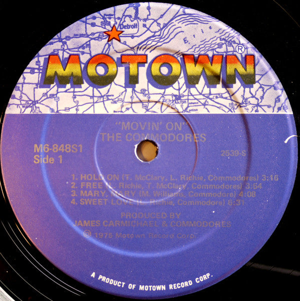 Commodores - Movin' On - LP