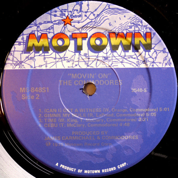 Commodores - Movin' On - LP