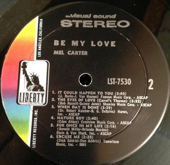 Mel Carter - Be My Love - LP