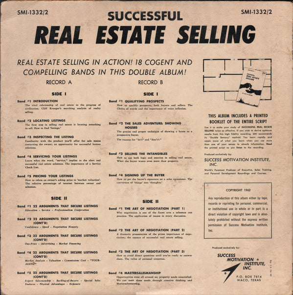 Cliff W. Krueger - Successful Real Estate Selling by Cliff W. Krueger - LP
