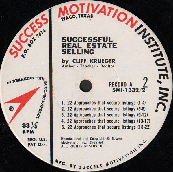 Cliff W. Krueger - Successful Real Estate Selling by Cliff W. Krueger - LP