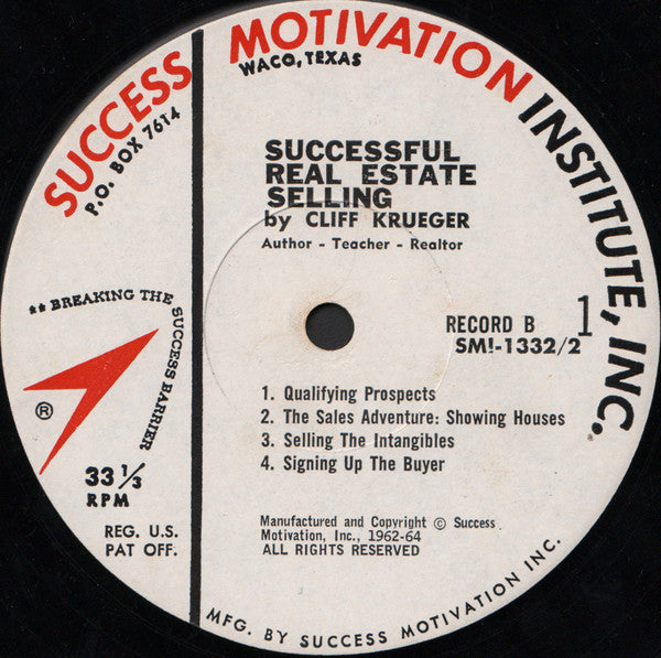Cliff W. Krueger - Successful Real Estate Selling by Cliff W. Krueger - LP