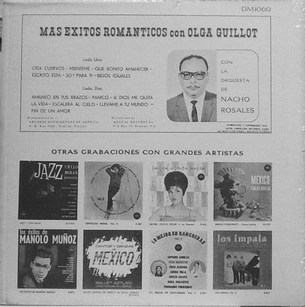 Olga Guillot - Mas Exitos Romanticos - LP