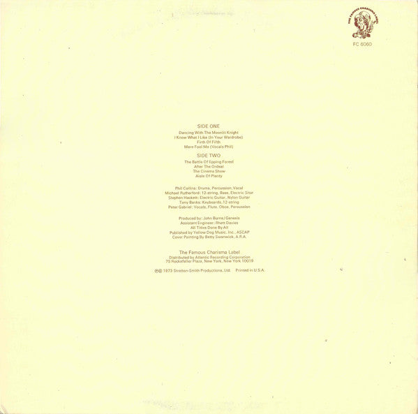 Genesis - Selling England By The Pound - LP