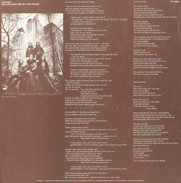Genesis - Selling England By The Pound - LP