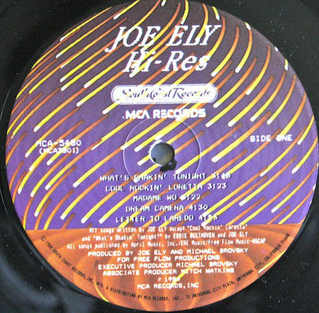 Joe Ely - Hi - Res - LP