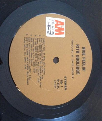 Rita Coolidge - Nice Feelin' - LP