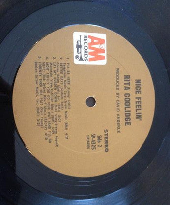 Rita Coolidge - Nice Feelin' - LP
