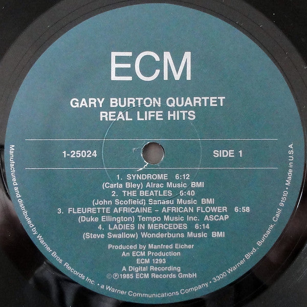 Gary Burton Quartet - Real Life Hits - LP