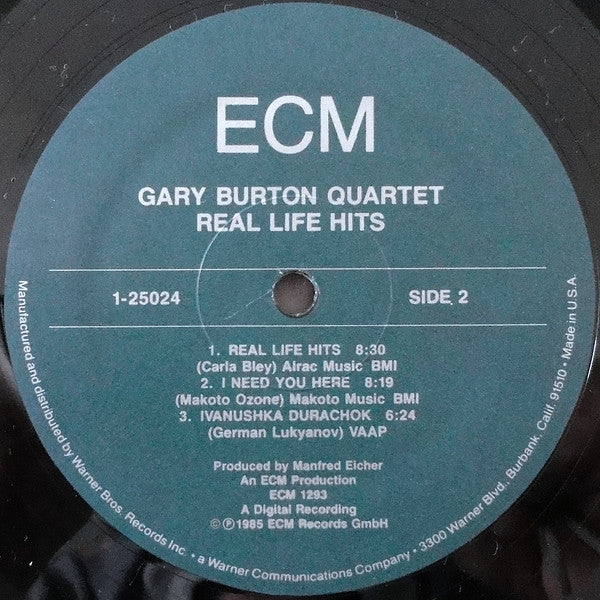 Gary Burton Quartet - Real Life Hits - LP