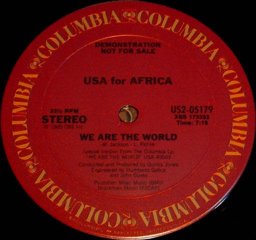 USA For Africa - We Are The World - LP