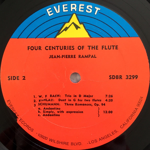 Jean-Pierre Rampal - Four Centuries Of The Flute - LP