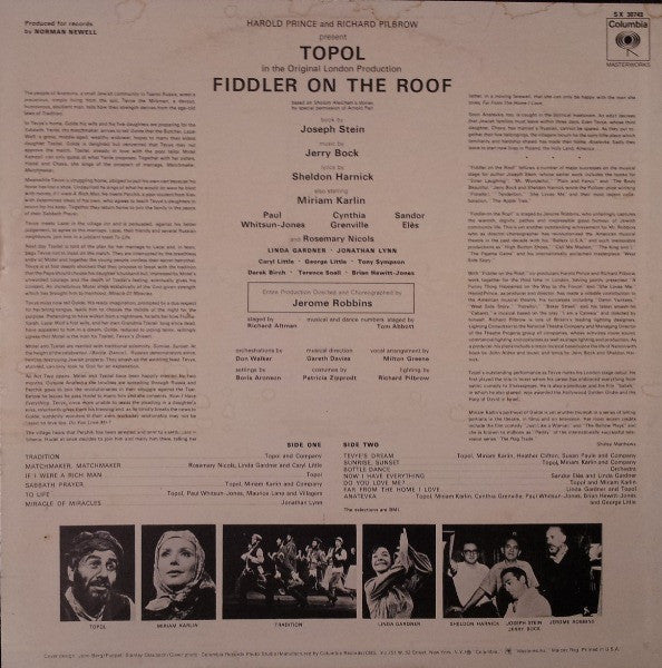 Topol - Fiddler On The Roof - LP