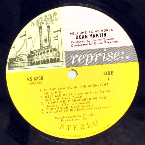 Dean Martin - Welcome To My World - LP