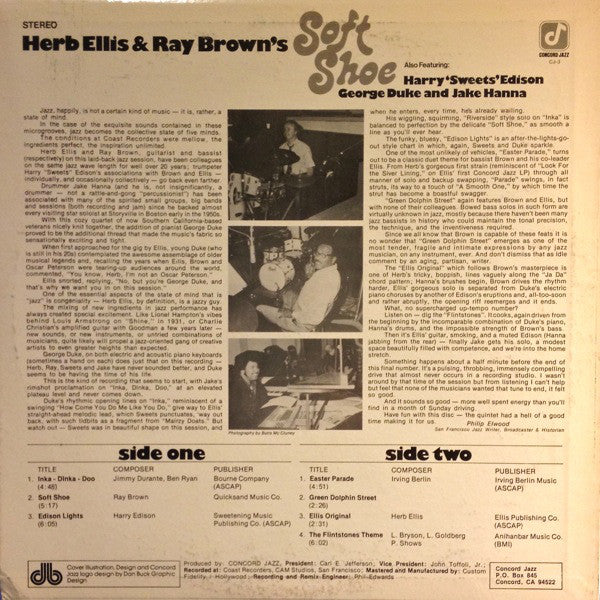 Herb Ellis & Ray Brown - Herb Ellis & Ray Brown's Soft Shoe - LP