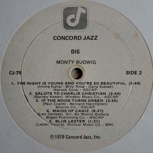Monty Budwig - Dig - LP