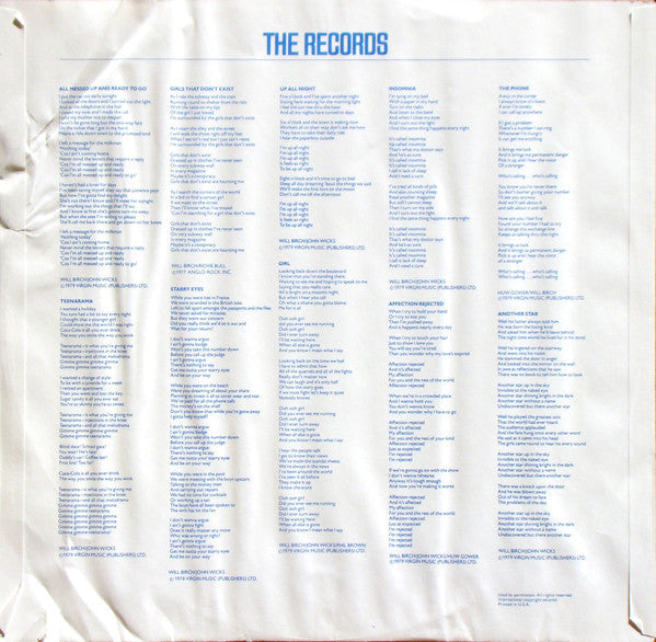 The Records - The Records - LP