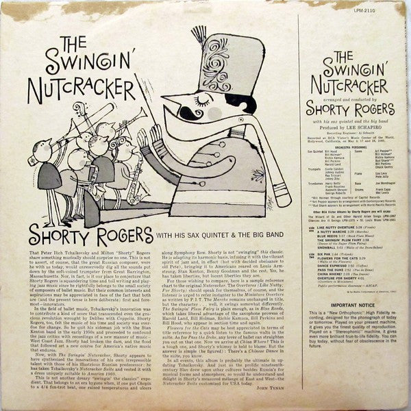 Shorty Rogers - The Swingin' Nutcracker - LP