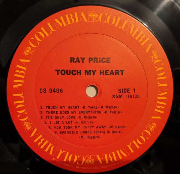 Ray Price - Touch My Heart - LP