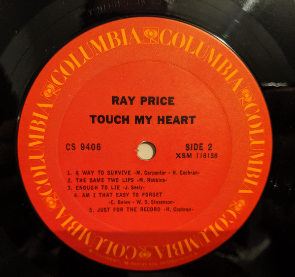 Ray Price - Touch My Heart - LP