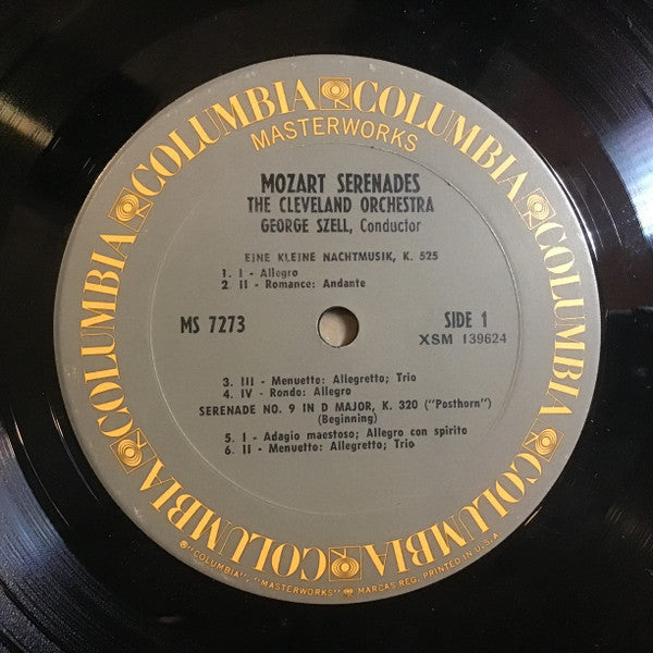 Wolfgang Amadeus Mozart / The Cleveland Orchestra, George Szell - Mozart Serenades - LP
