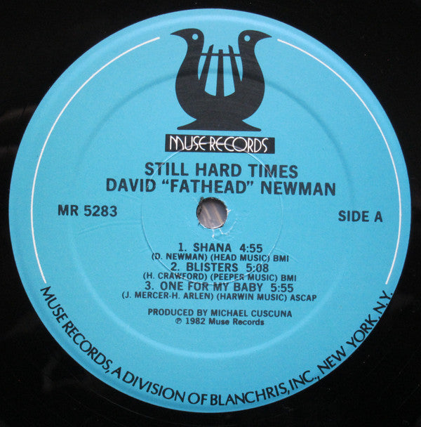 David "Fathead" Newman - Still Hard Times - LP