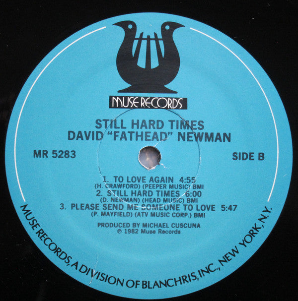 David "Fathead" Newman - Still Hard Times - LP