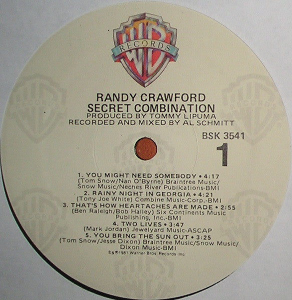 Randy Crawford - Secret Combination - LP