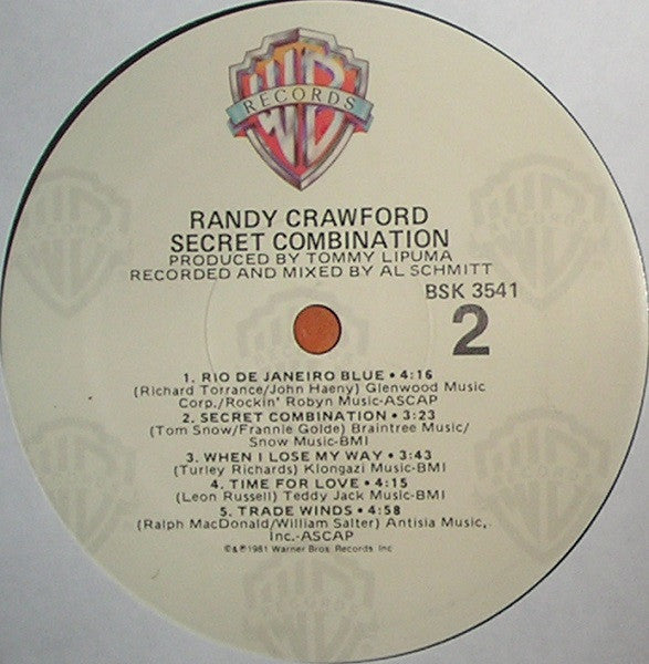 Randy Crawford - Secret Combination - LP
